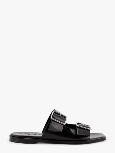 AEYDE TONYA LEATHER SANDALS WITH DOUBLE STRAP