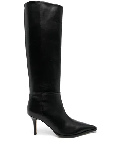 Aeyde 55mm Torin Leather Tall Boots In Black