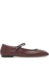Aeyde Uma Ballet Flats In Brown