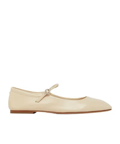 Aeyde Uma Ballet Flats In Nude