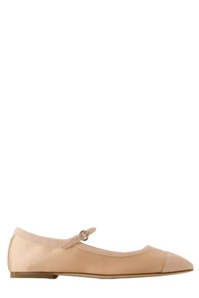 Aeyde Uma Cap Satin Ballerinas