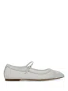 Aeyde Round Toe Ballerina Shoes With Contrast Piping
