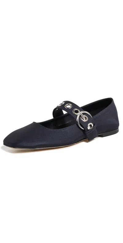 AEYDE UMA EYELET GROSGRAIN NAVY NAVY