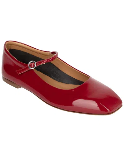 Aeyde Uma Leather Flat In Red