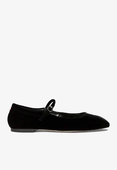 Aeyde Uma Mary Jane Ballets Flat In Black
