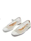 Aeyde Uma Mary Jane Cap Toe Flat