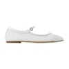 Aeyde White Uma Mesh Toe-cap Ballerina Flats