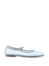 Aeyde Uma Mesh Mary Jane Flats In Multi