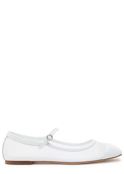AEYDE AEYDE UMA MESH LEATHER MARY JANE FLATS