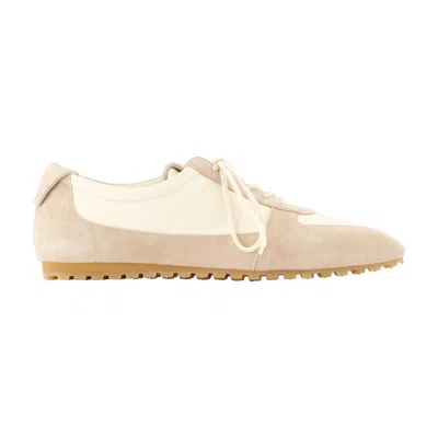 Aeyde Uma Sneaker In Ivory