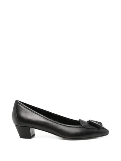 Aeyde Valentine Tassel-detail Leather Pumps In Black