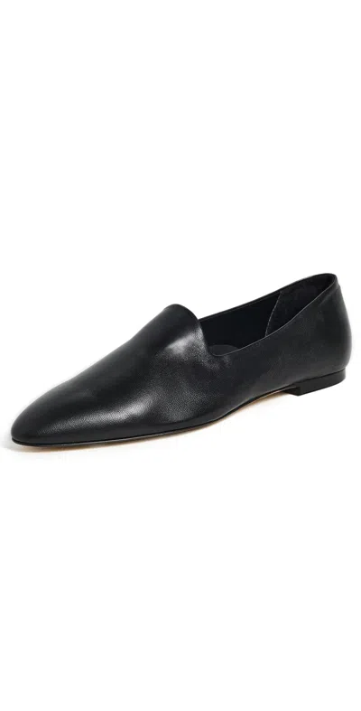 Aeyde Vanna Nappa Leather Flats Black