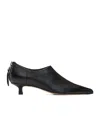 Aeyde Virun Pointed-toe Kitten-heel Boots In Black