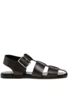 Aeyde Strappy Open Toe Flat Sole Sandals