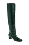 Aeyde Willa Over The Knee Boot In Black
