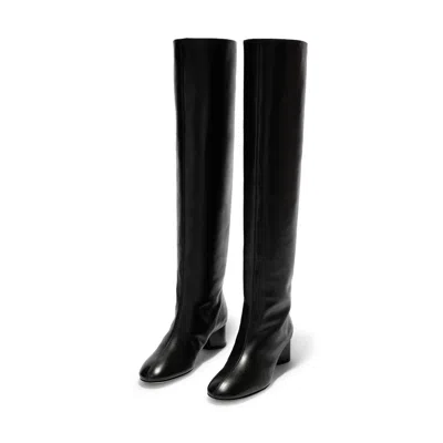 Aeyde Willa Over-the-knee Boots In Black
