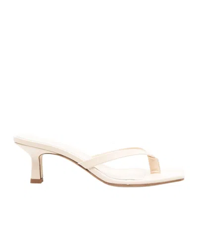 Aeyde Wilma 55mm Leather Mules In White