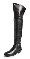 Aeyde Wita Boots Black In Black