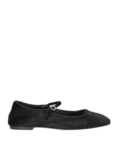 Aeyde Woman Ballet Flats Black Size 6 Leather