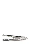 Aeyde Fedora Slingback Pumps In Black&white
