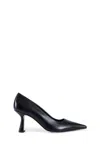 Aeyde 80mm Pointed-toe Leather Pumps In Black