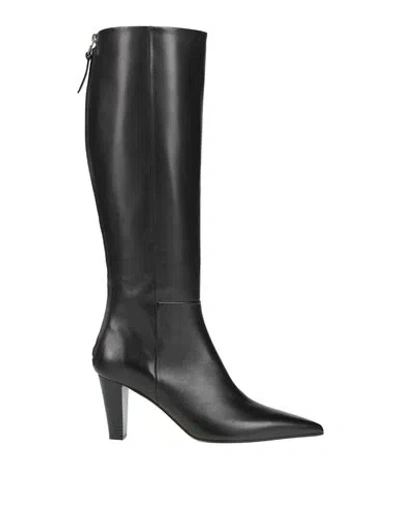 Aeyde Woman Boot Black Size 10 Leather