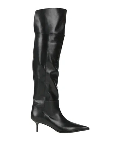 Aeyde Woman Boot Black Size 7 Calfskin