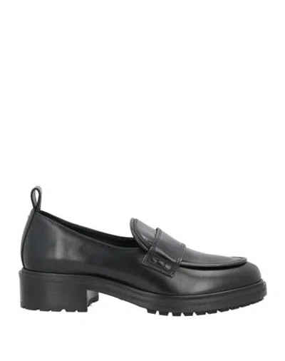 Aeyde Woman Loafers Black Size 10 Calfskin