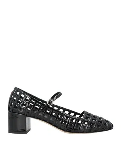 AEYDE AEYDE WOMAN PUMPS BLACK SIZE 9 LEATHER