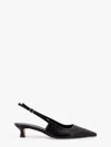 Aeyde Catrina Leather Kitten-heel Slingback Pumps In Black