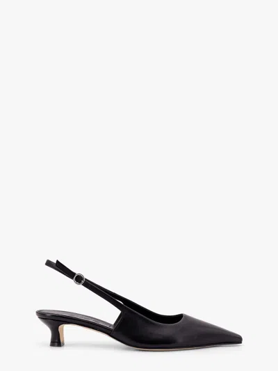 Aeyde Women Catrina Leather Slingback In Black