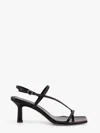 Aeyde 65mm Elise Sandals In Black
