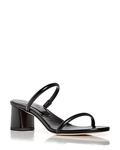 Aeyde Women's Anni Slip On Strappy High Heel Sandals In Black