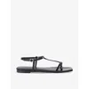 Aeyde Artis Ankle Strap Sandal In Black