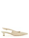 Aeyde Catrina Leather Kitten-heel Slingback Pumps