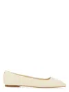 Aeyde Aeydē "ida" Dancer Nappa Leather Flats In White