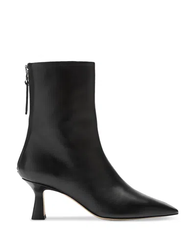 Aeyde Elina 55 Leather Ankle Boots In Black