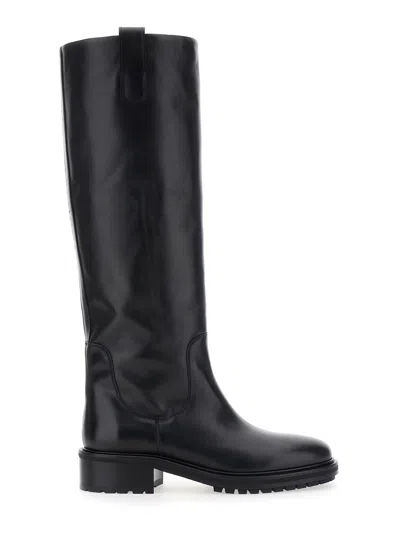 Aeyde Women Henry Calf Leather Black
