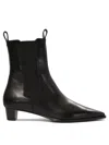 Aeyde Kiwi Ankle Boots Black In Black