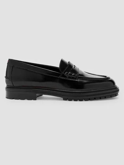 Aeyde Women's Leon Polido Leather Loafers In Black