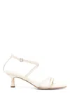 Aeyde Women's Maeve Nappa Leather Creamy Sandal