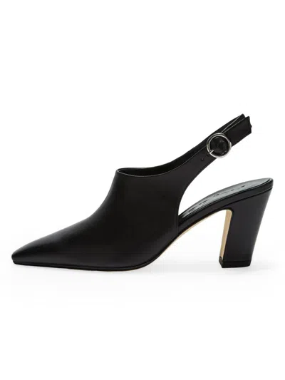 Aeyde Women's Maude Leather Slingback Pumps In Black