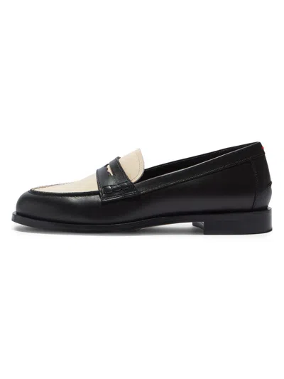 Aeyde Women's Oscar Penny Loafers In Black