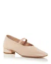 Aeyde Pink Pippa Ballerina Flats In Pearl