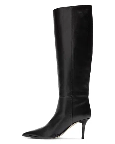 Aeyde Women's Tula Pointed Toe Mid Heel Boots In Black