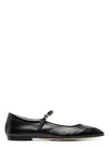 Aeyde Maryjane Leather Ballerina Shoes In Black