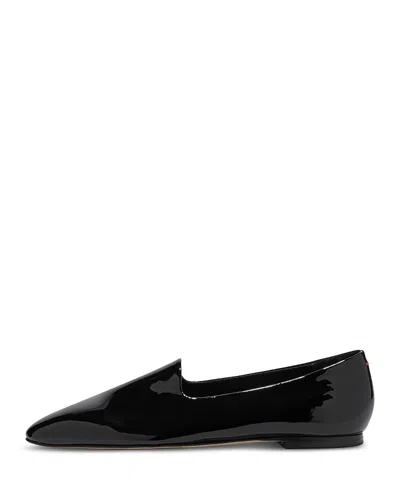 Aeyde Women's Vanna Patent Flats In Black
