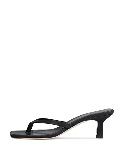 Aeyde Daphne Leather Pointed-toe High-heeled Sandals In Black