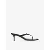 Aeyde 50mm Leigh Sandals In Black