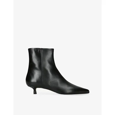 Aeyde Womens Sofie 35 Leather Ankle Boots Black Eur 39 / 6 Uk